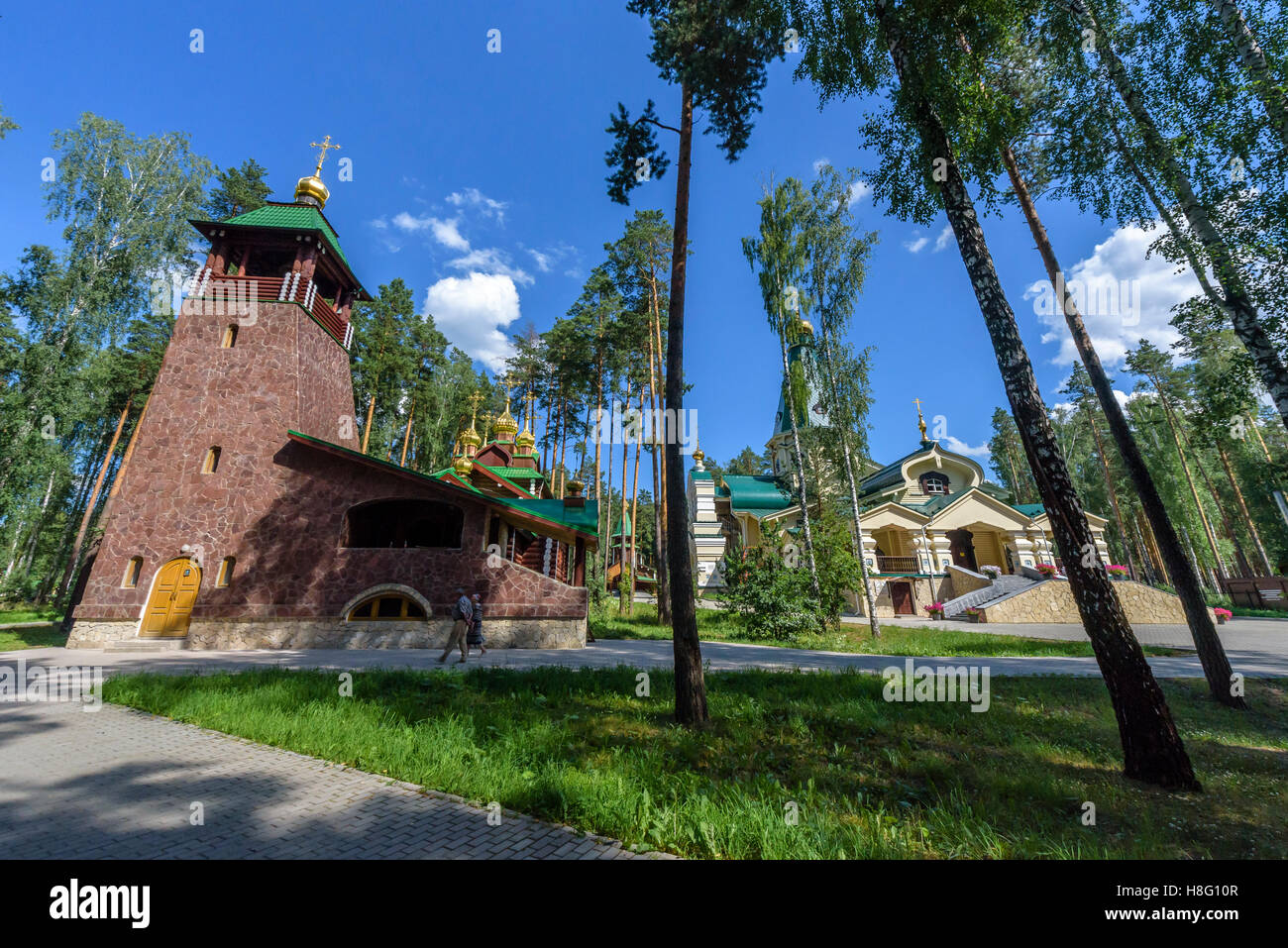 Church in Ganina Yama Monastery (Ekaterinburg, Russia) Stock Photo