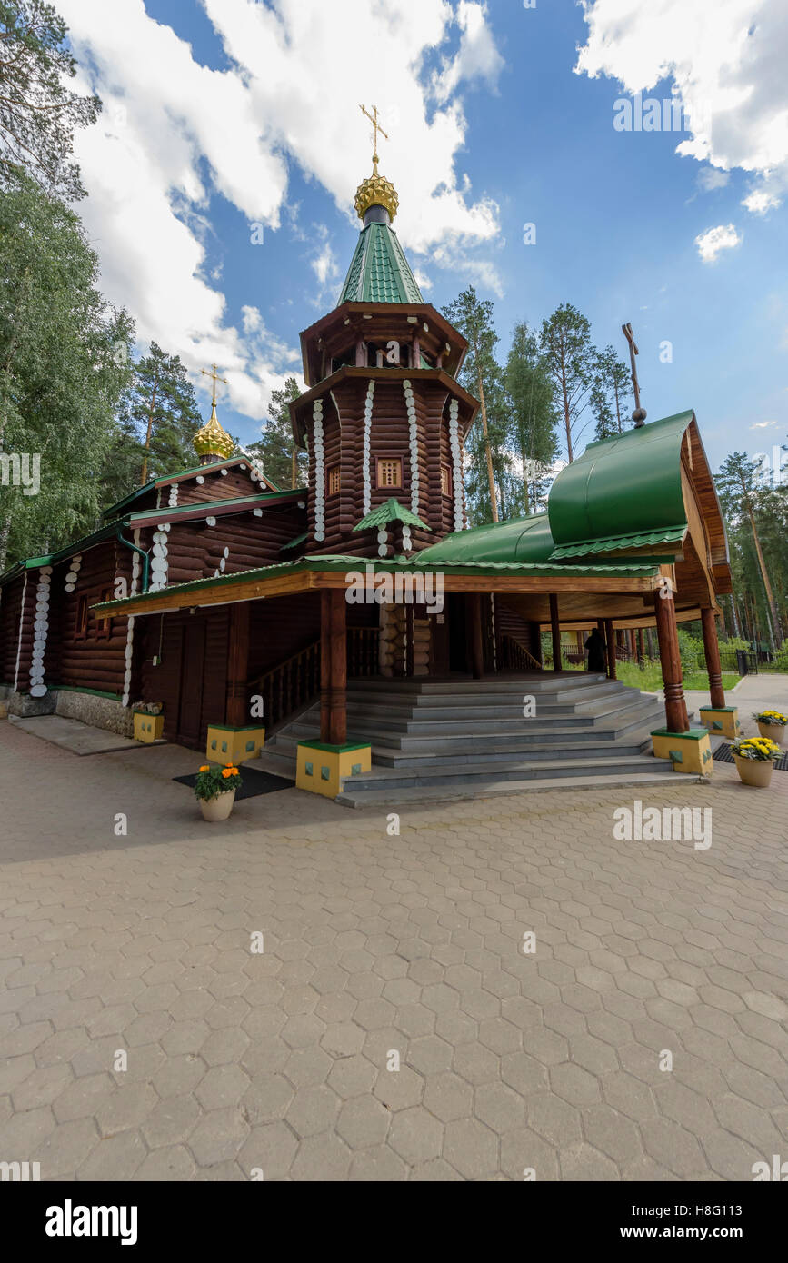 Church in Ganina Yama Monastery (Ekaterinburg, Russia) Stock Photo