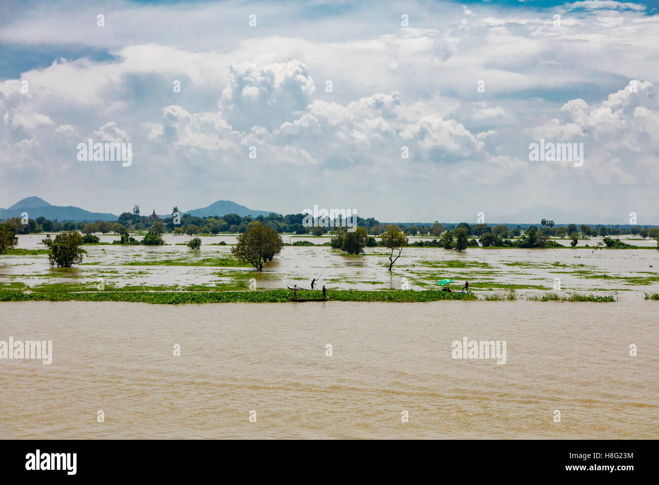 Tonle River, Cambodia Stock Photo