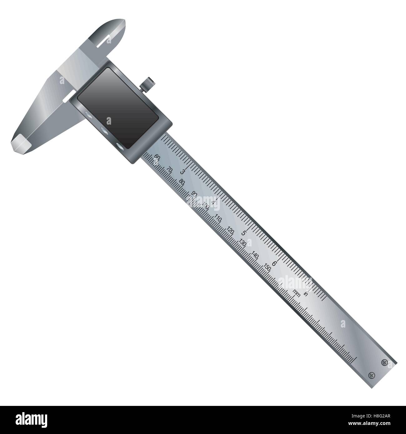 caliper, vernier, vector, scale, meter, object, technology, metal