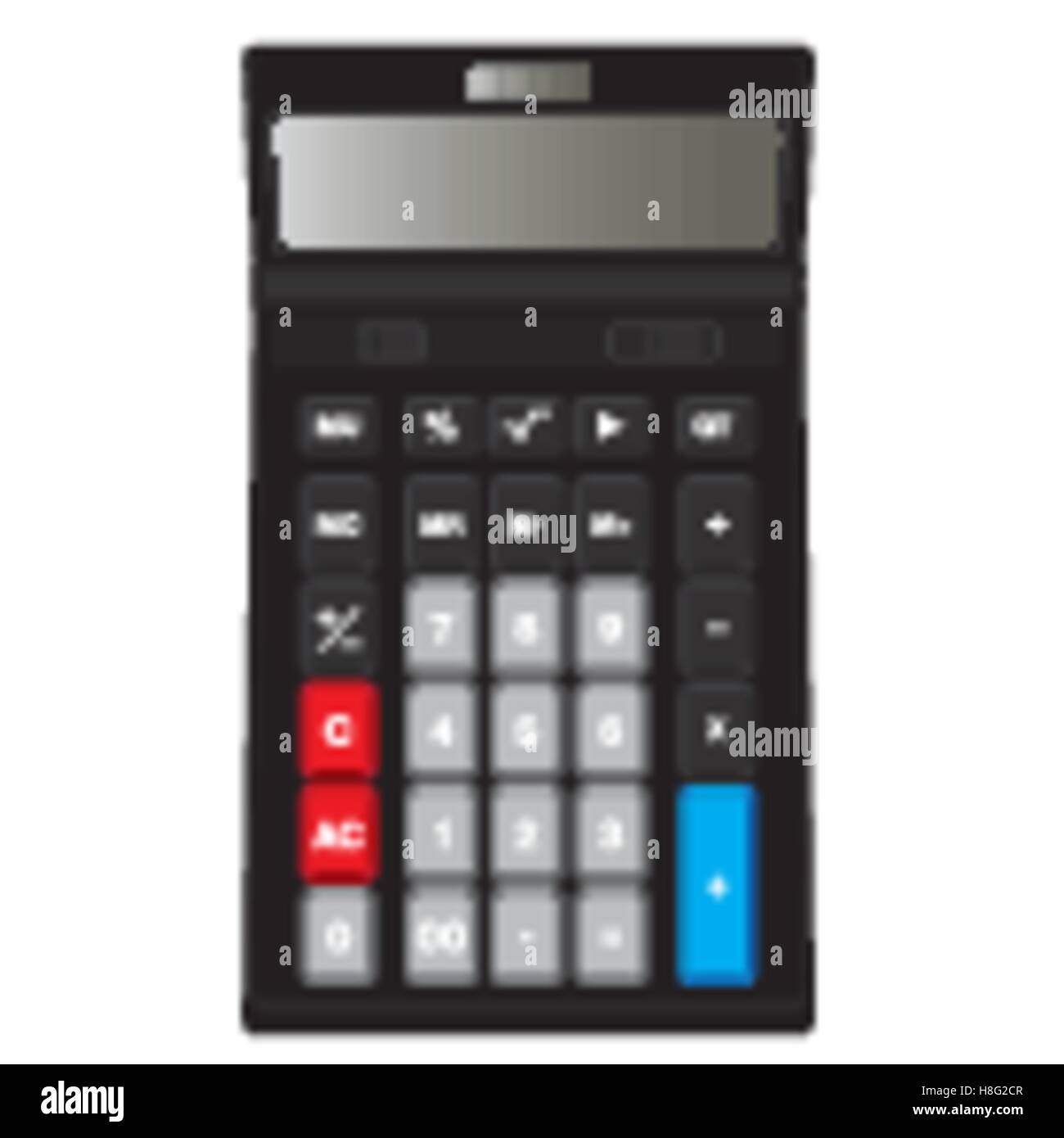 calculator, icon, keyboard, vector, isolated, business, illustration