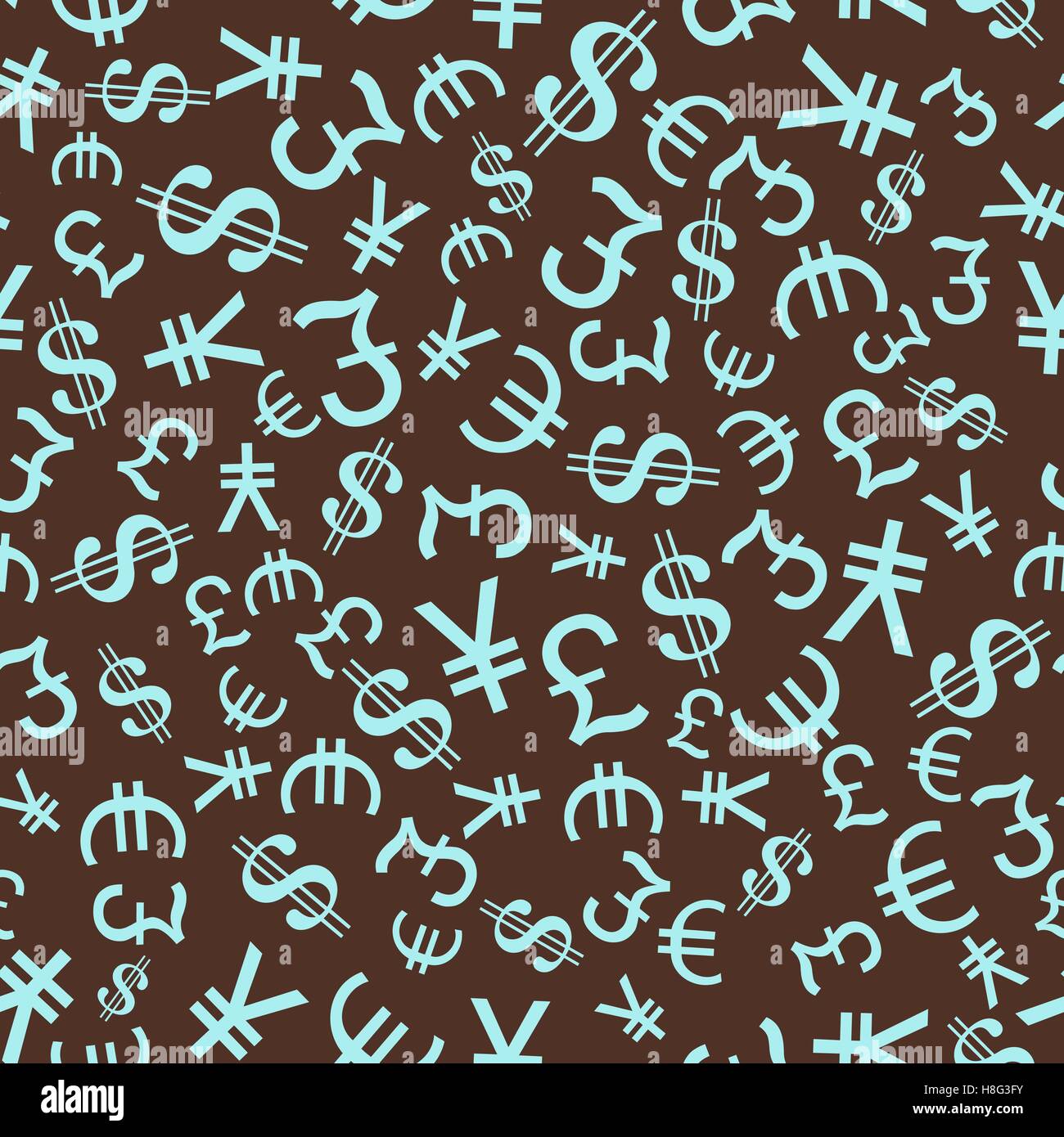 Currency Symbol Seamless pattern Stock Vector Image & Art - Alamy