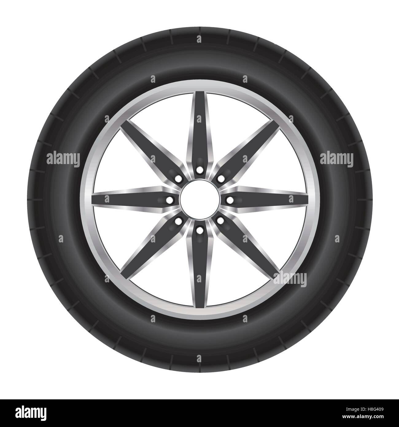wheel, car, tire, Motorcycle wheel, illustration, white background