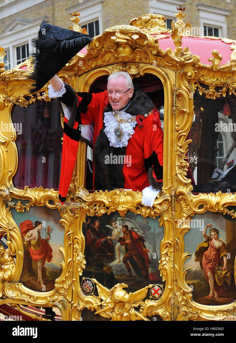 The New Lord Mayor Of London Andrew Parmley Waves From The Lord Mayor s london-s-new-lord-mayor-calls-for-uk-wealth-fund-to-back-fast-growing
