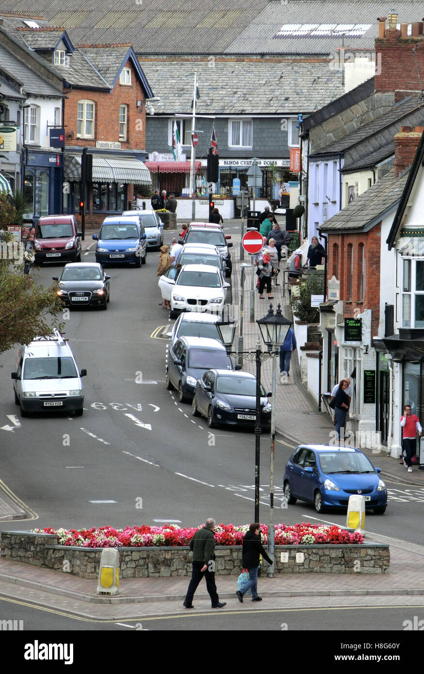 Bude Town Centre, North Cornwall, England, UK Stock Photo Alamy