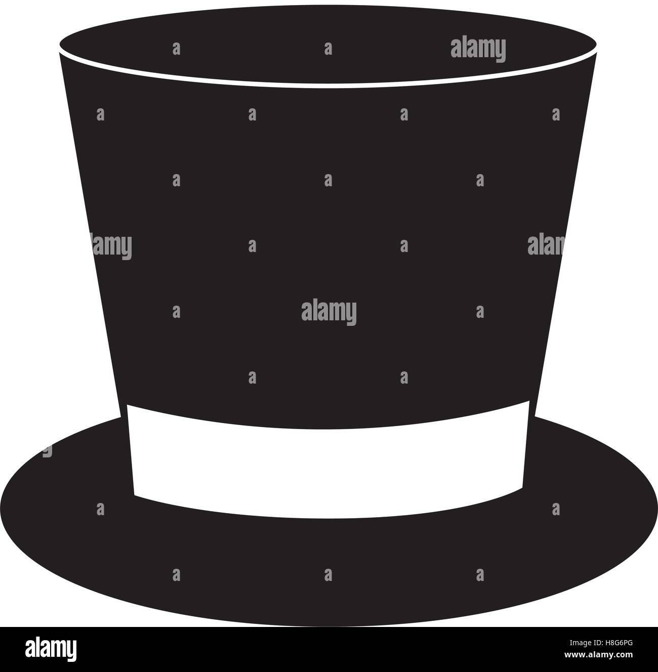 top hat icon image vector illustration design Stock Vector Image & Art ...