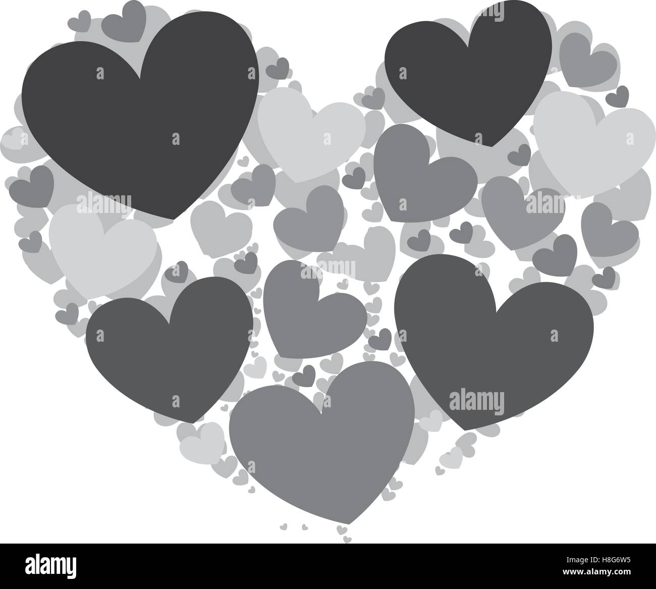 cartoon heart icon image vector illustration design Stock Vector Image ...