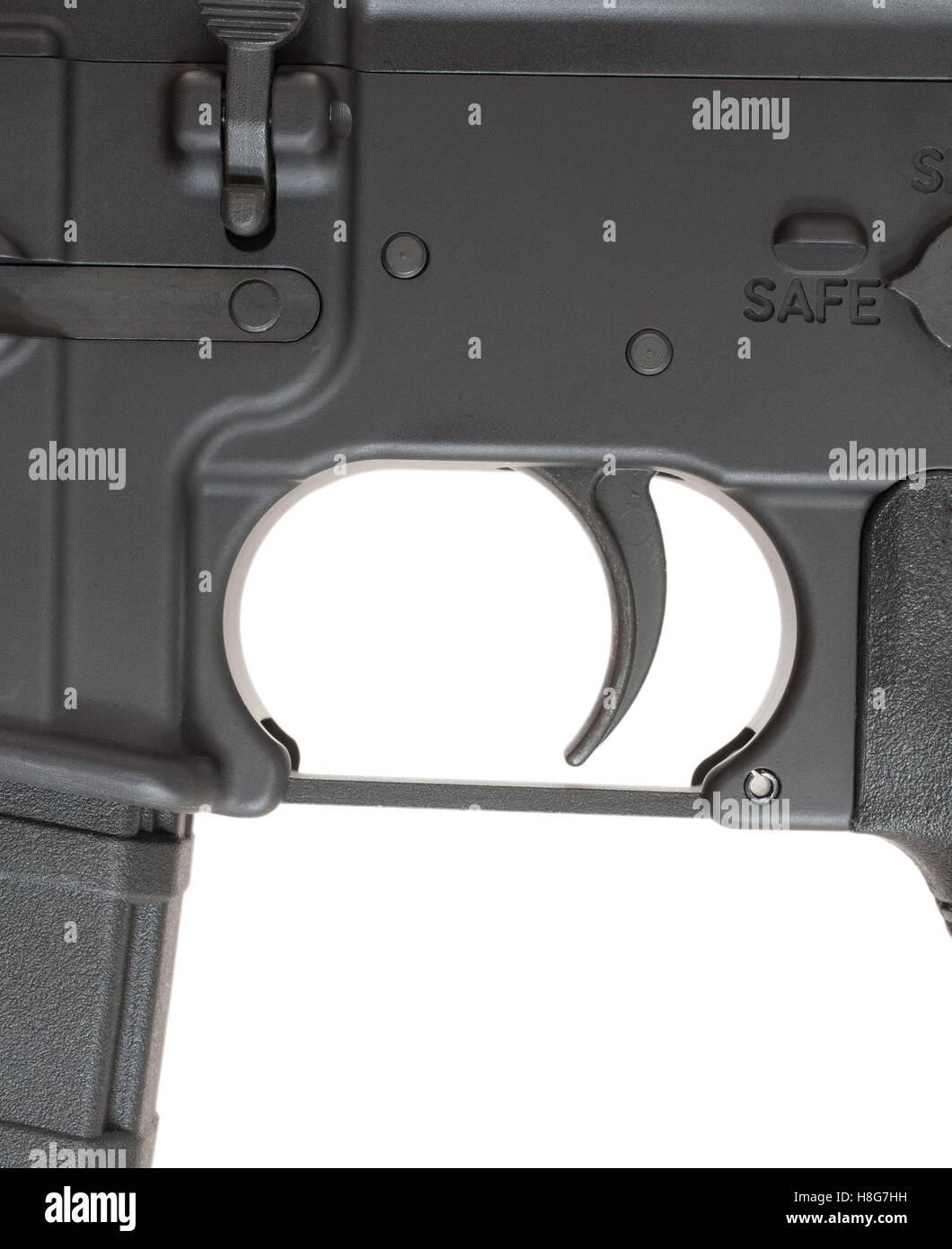 Trigger and its components that are used on an assault rifle Stock ...