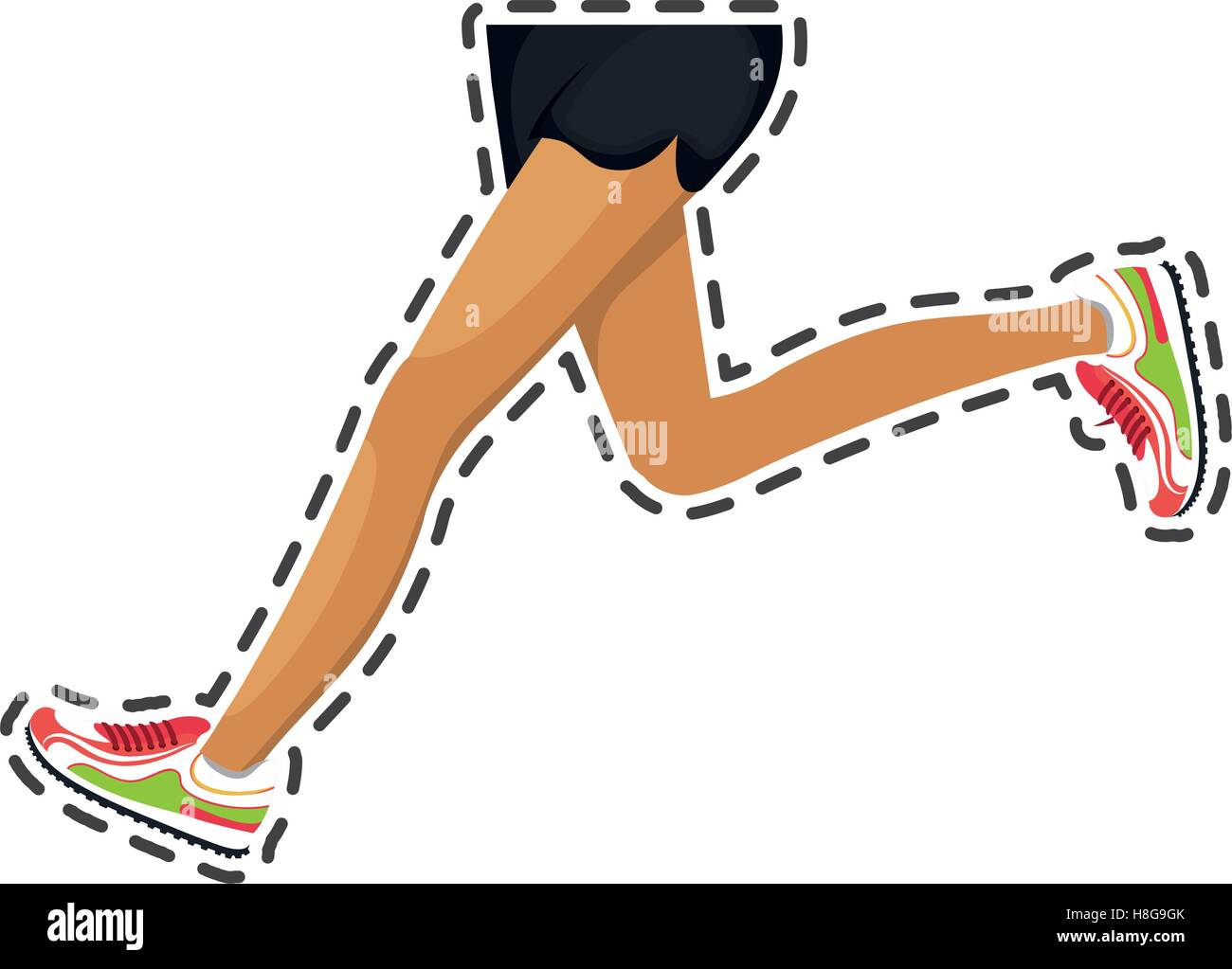 Athletes foot toes Stock Vector Images - Alamy