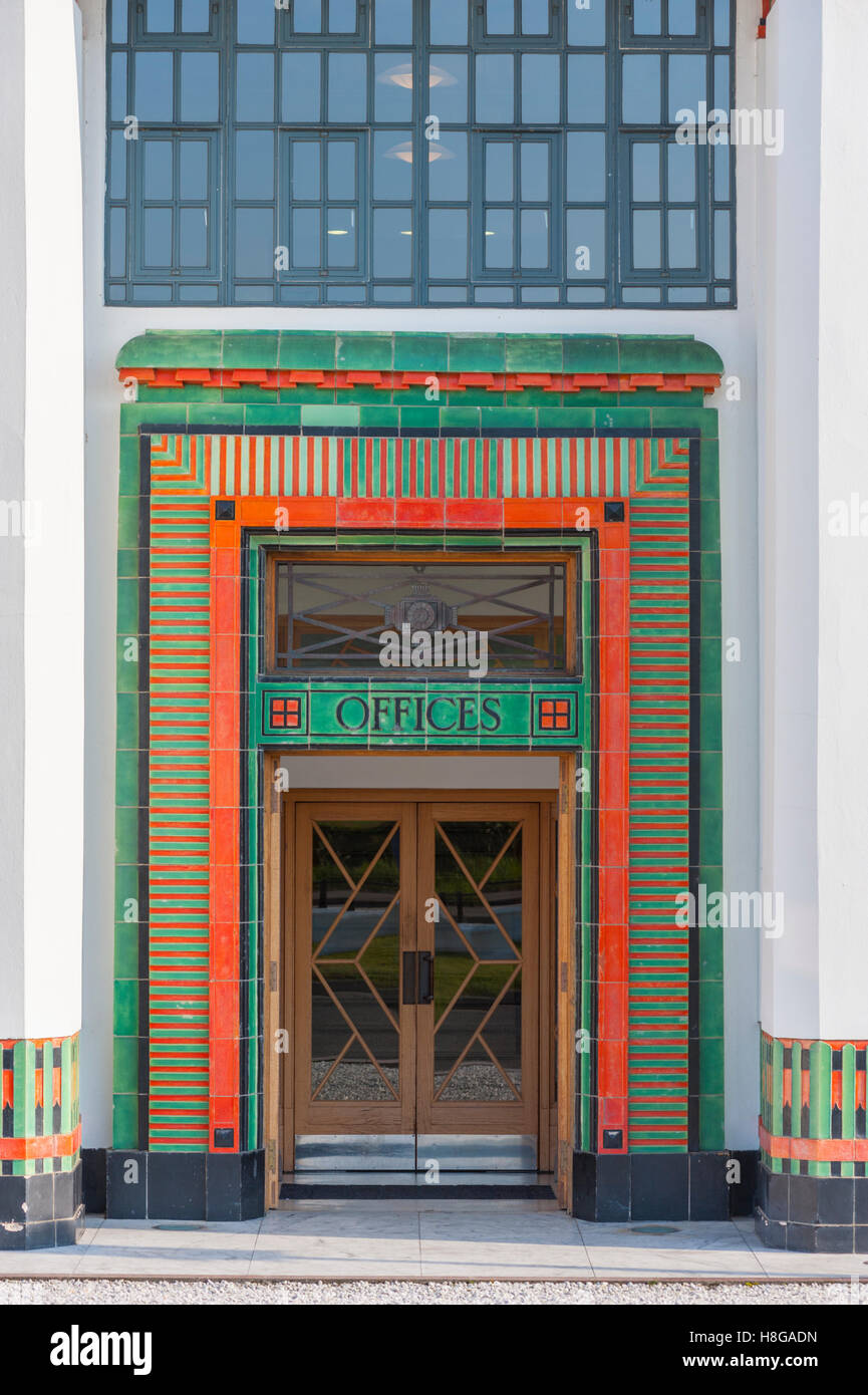 The refurbished art deco buildings that were paert of the India Rubber