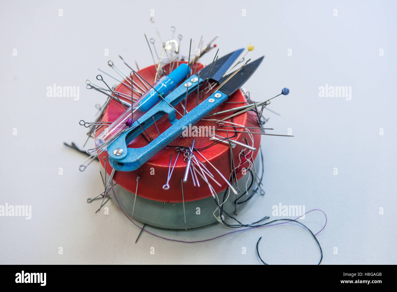 pins on magnet Stock Photo - Alamy