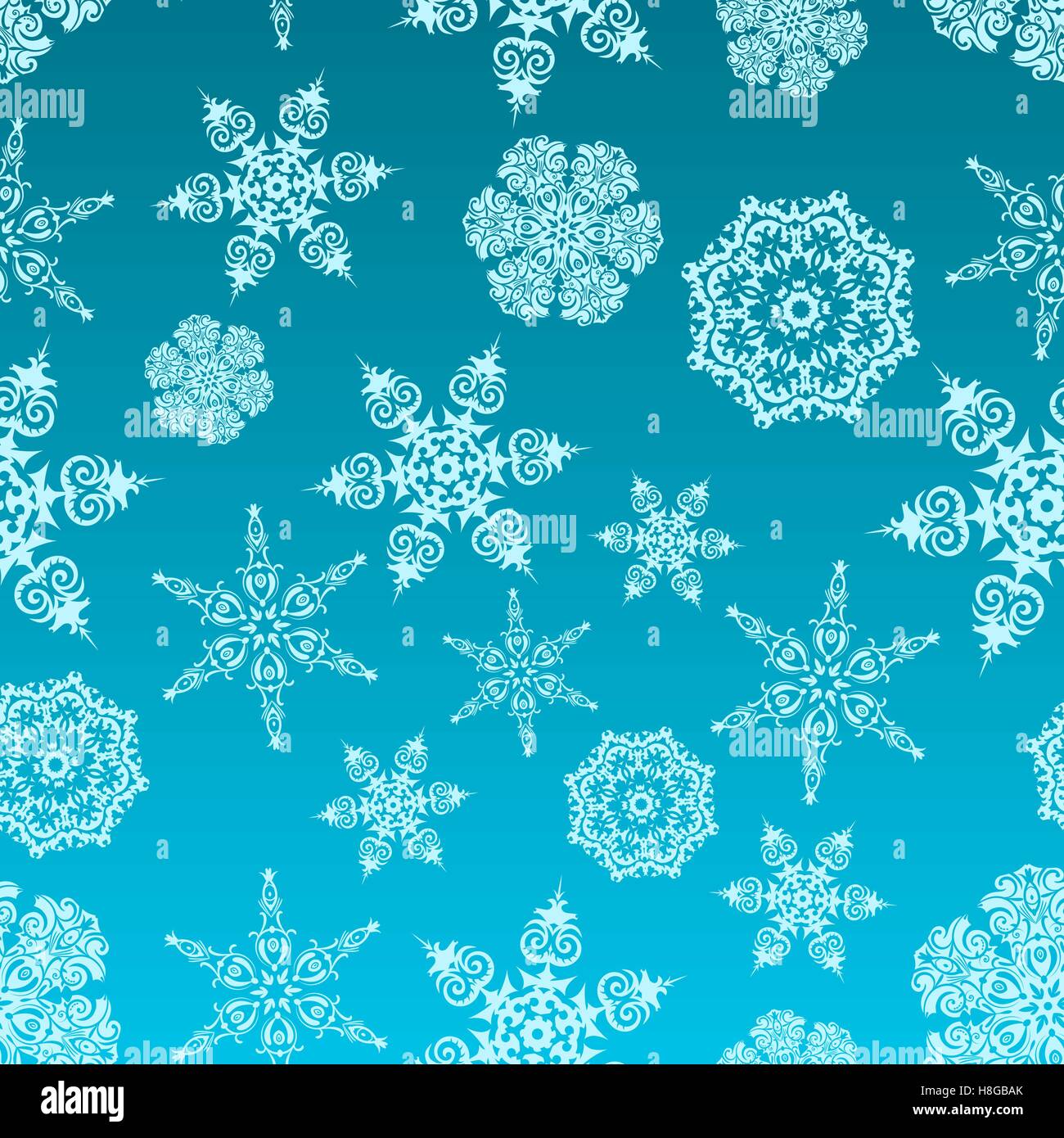 Snowflakes pattern vector hi-res stock photography and images - Alamy