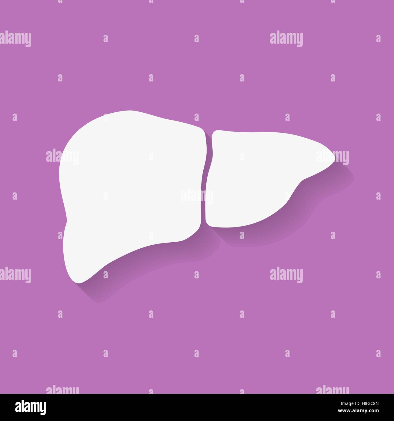 Human liver icon vector vectors hi-res stock photography and images - Alamy
