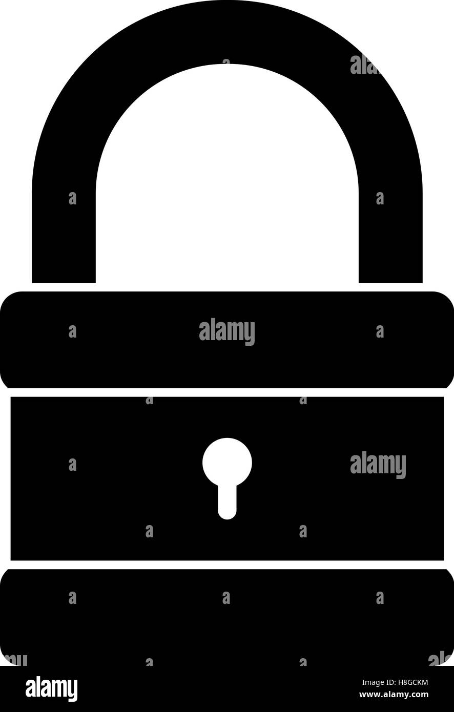 Icon of Padlock Stock Vector Image & Art - Alamy