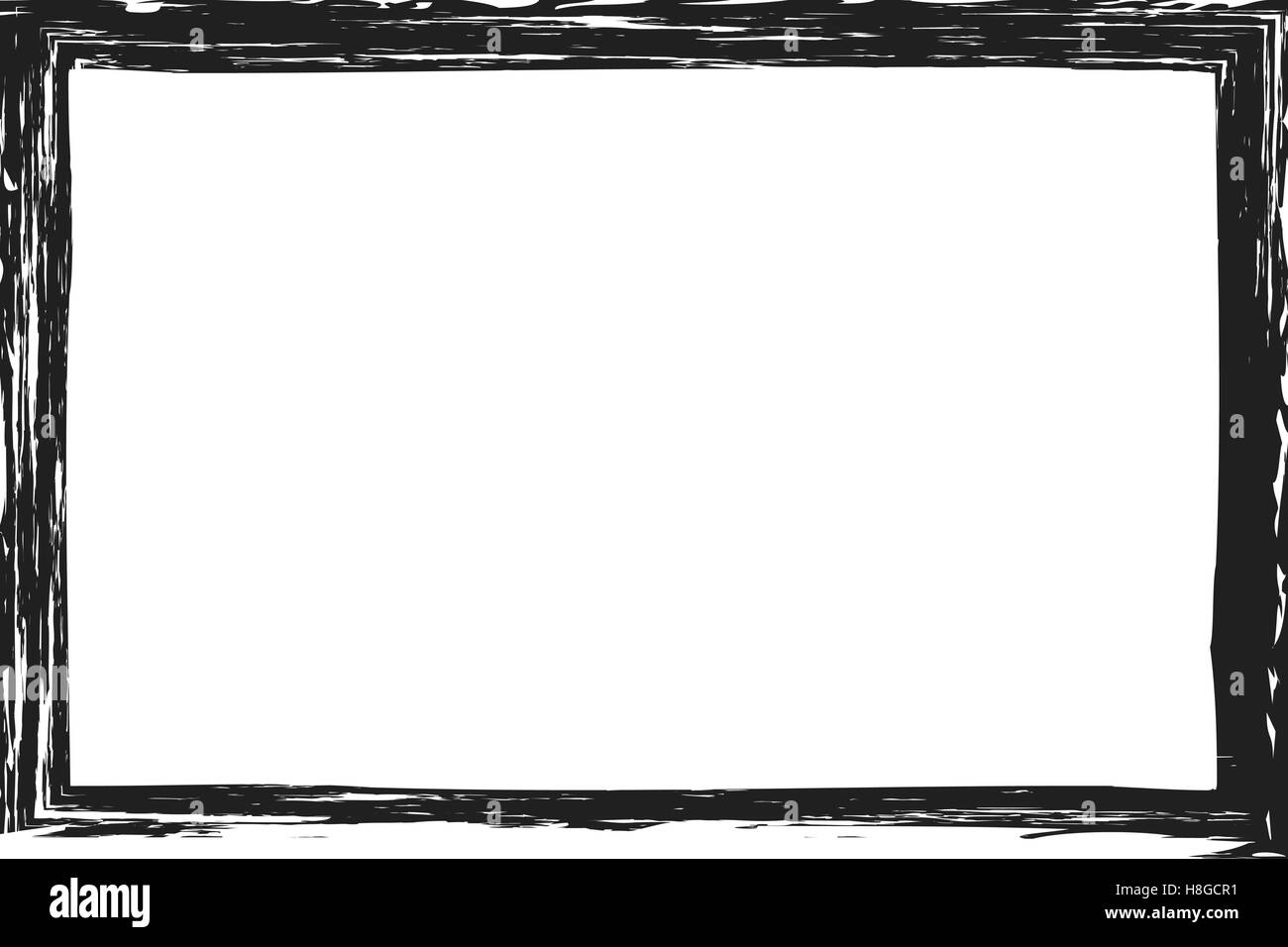 Grunge, distressed, rough frame or border Stock Vector Image & Art - Alamy