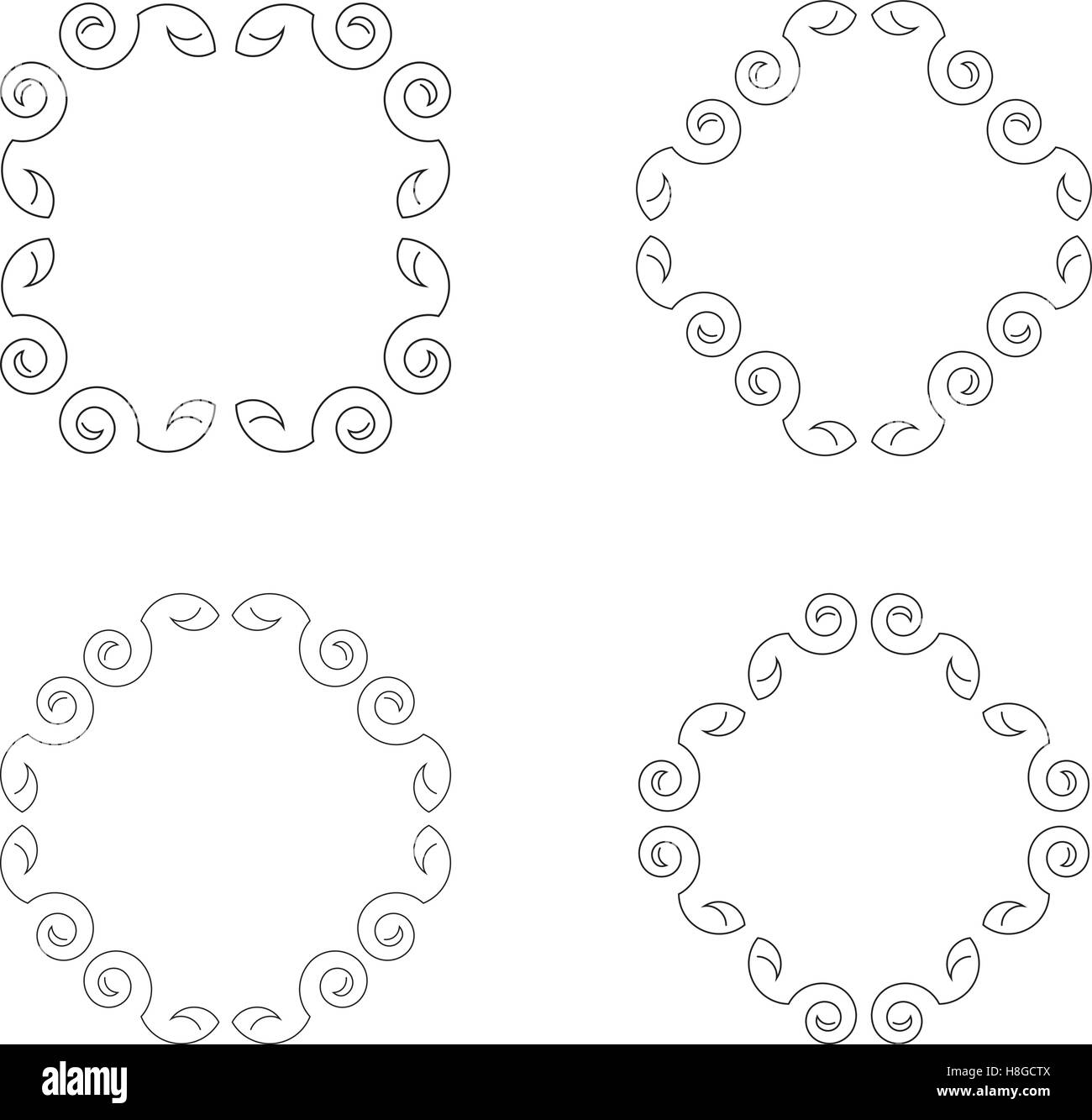 Decorative ornate Frame, Border Stock Vector Image & Art Alamy