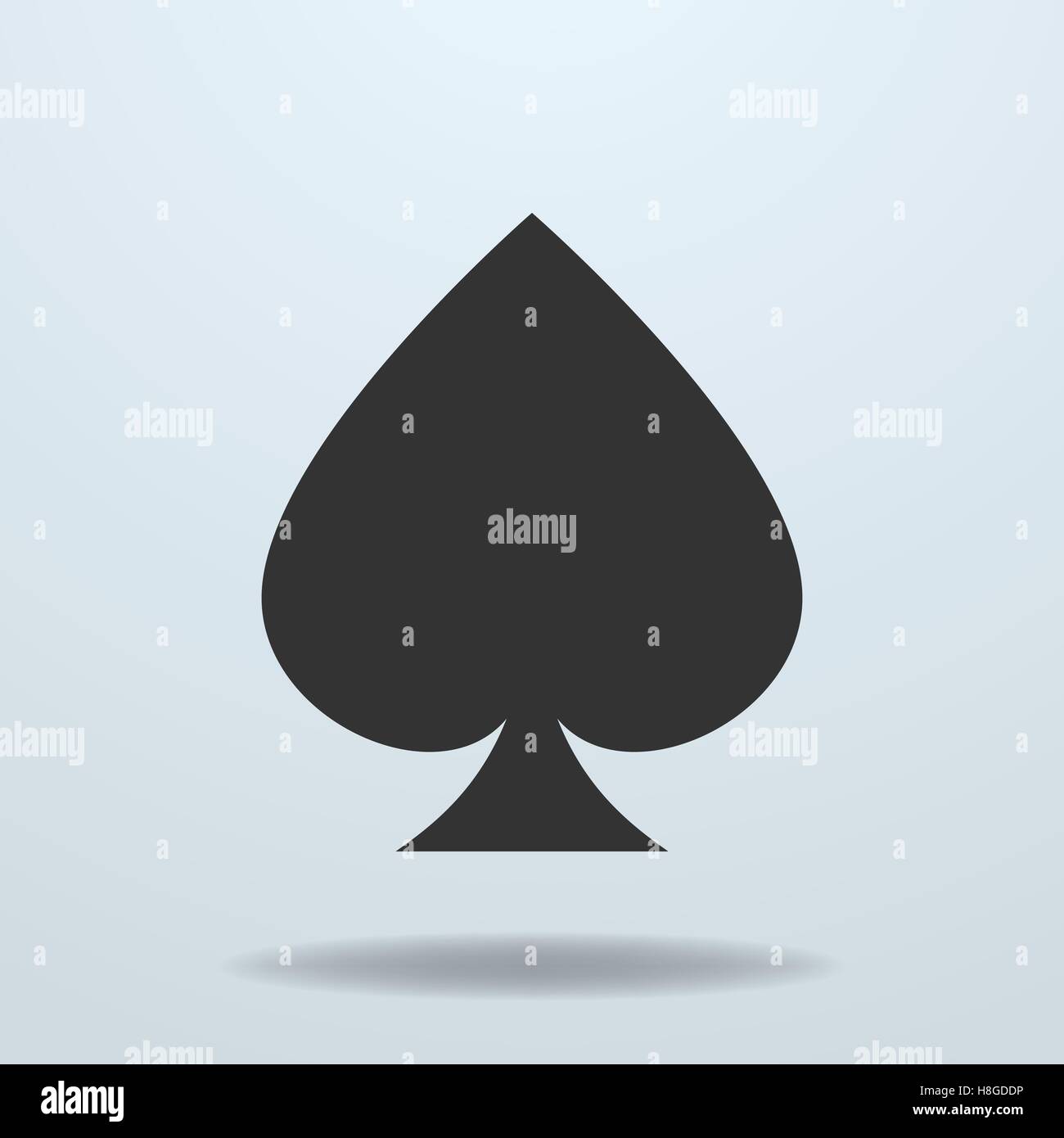 Vector icon of Spades card suit Stock Vector Image & Art Alamy