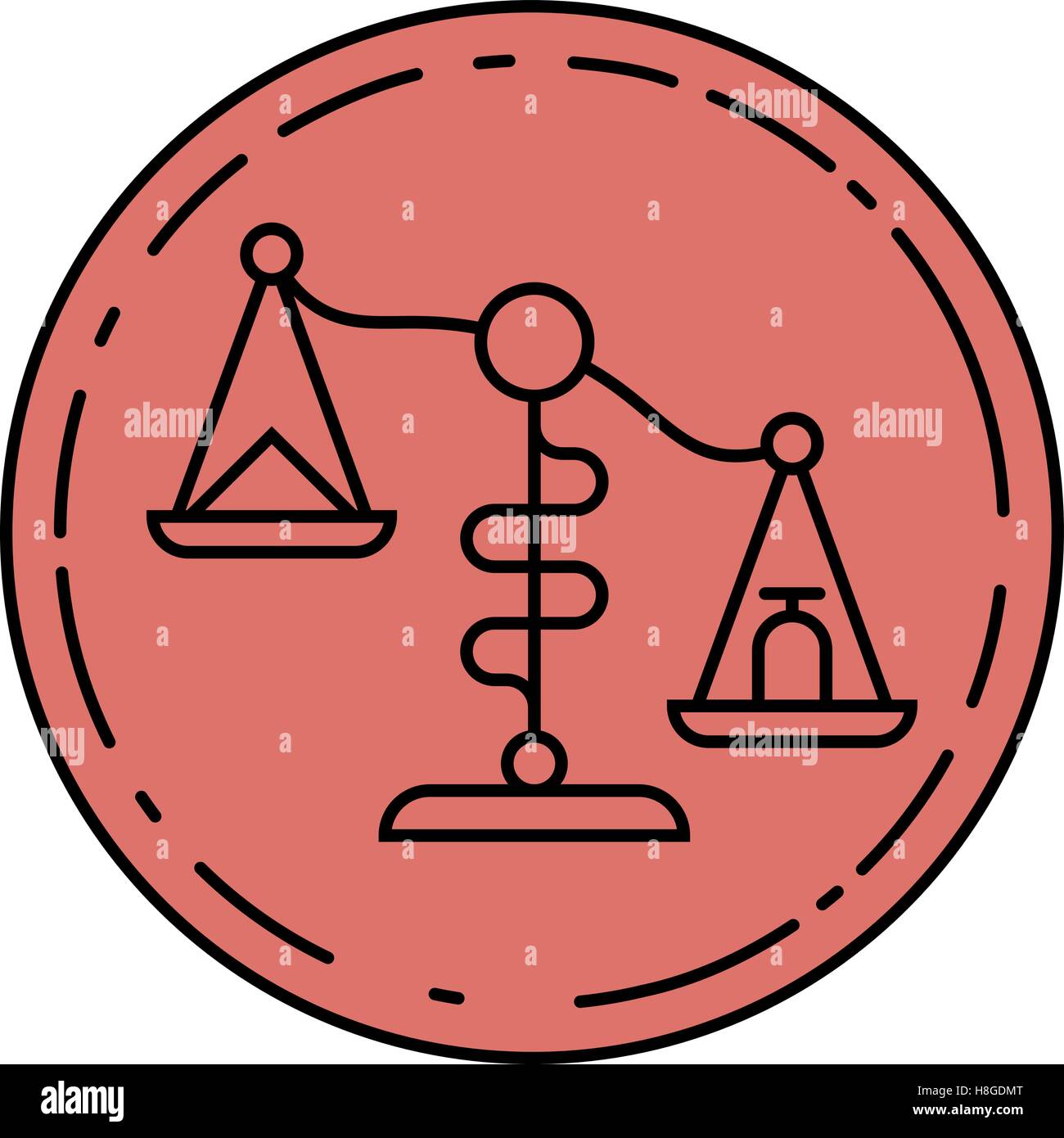 Scales icon. Logo template of Scales. Scales symbol sign Stock Vector Image & Art Alamy