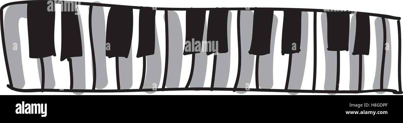 piano keys icon image vector illustration design Stock Vector Image ...