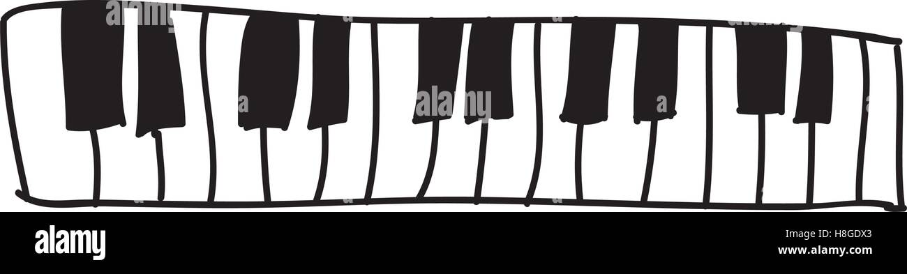 piano keys icon image vector illustration design Stock Vector Image ...