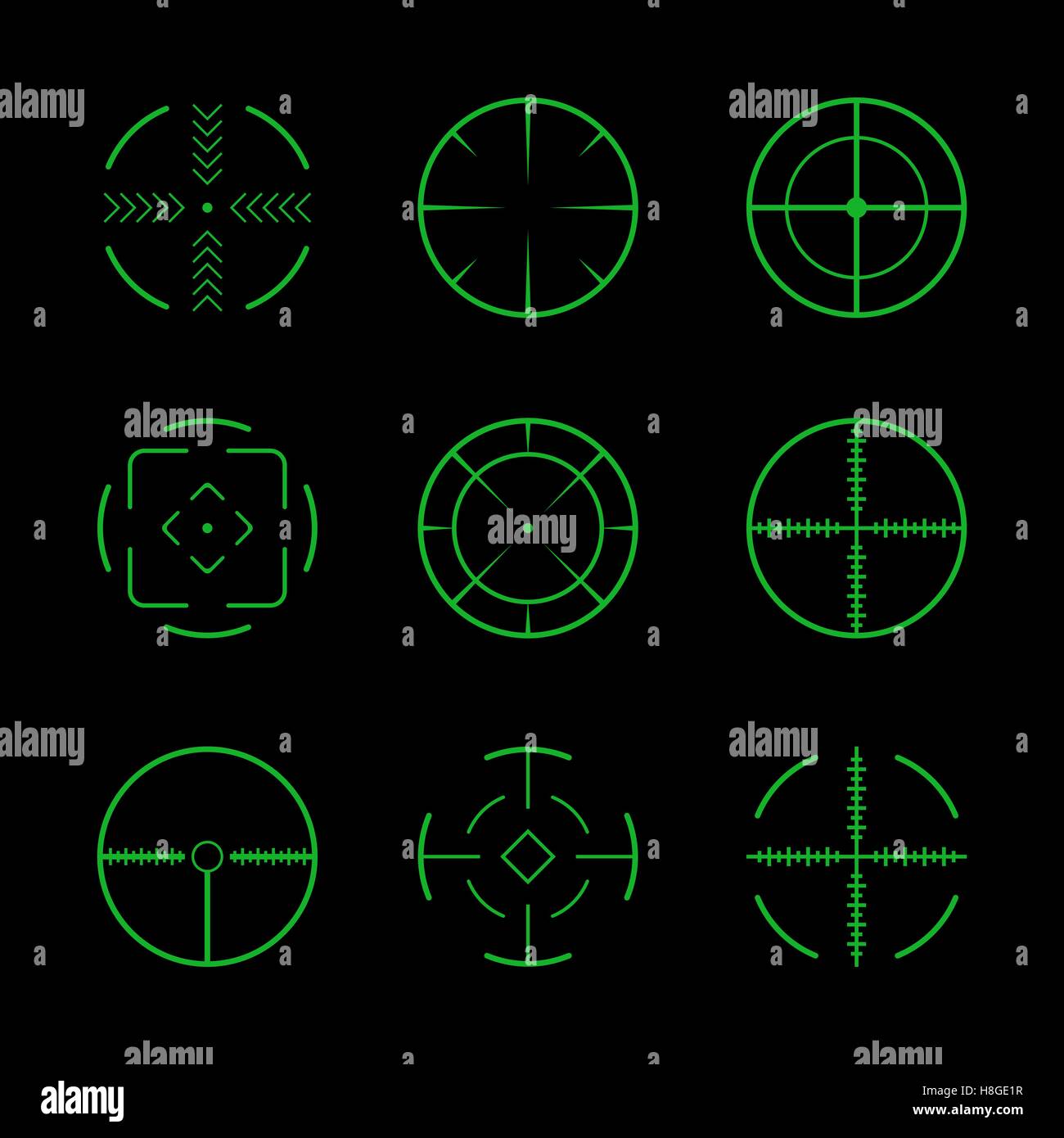 Crosshairs hi-res stock photography and images - Alamy