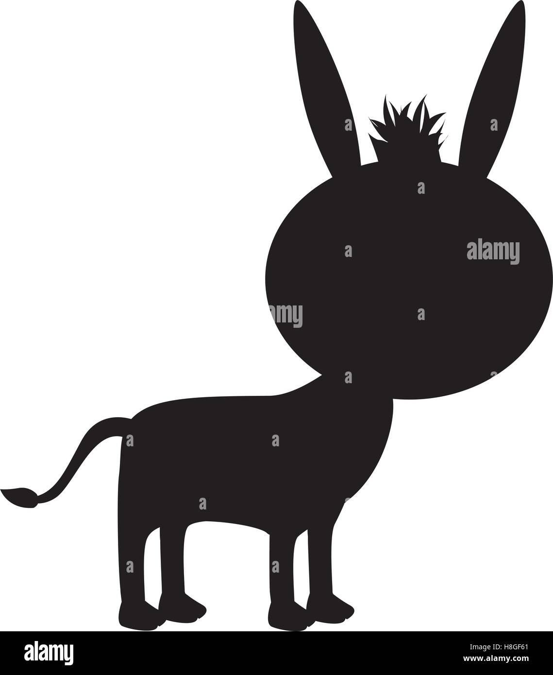 Donkey conservation Stock Vector Images - Alamy