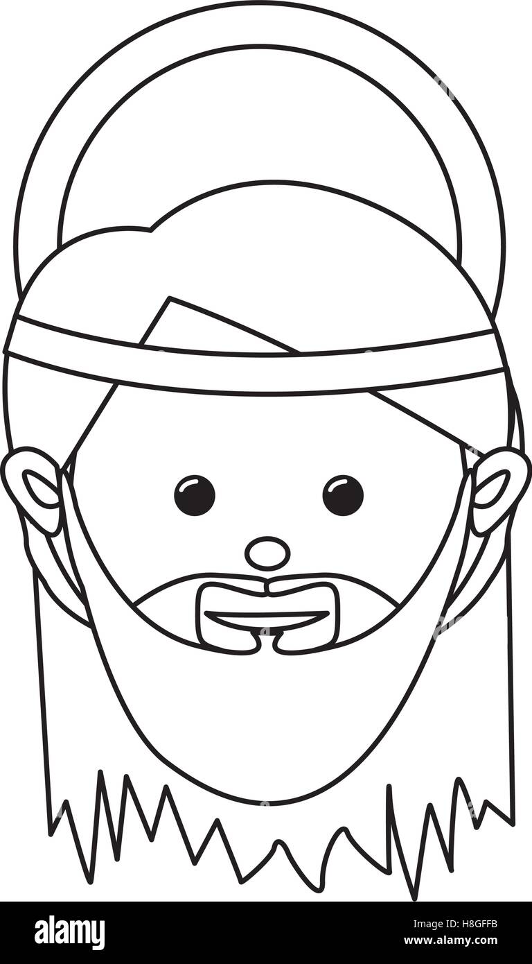 Saint joseph holy family icon image vector illustration design Stock ...