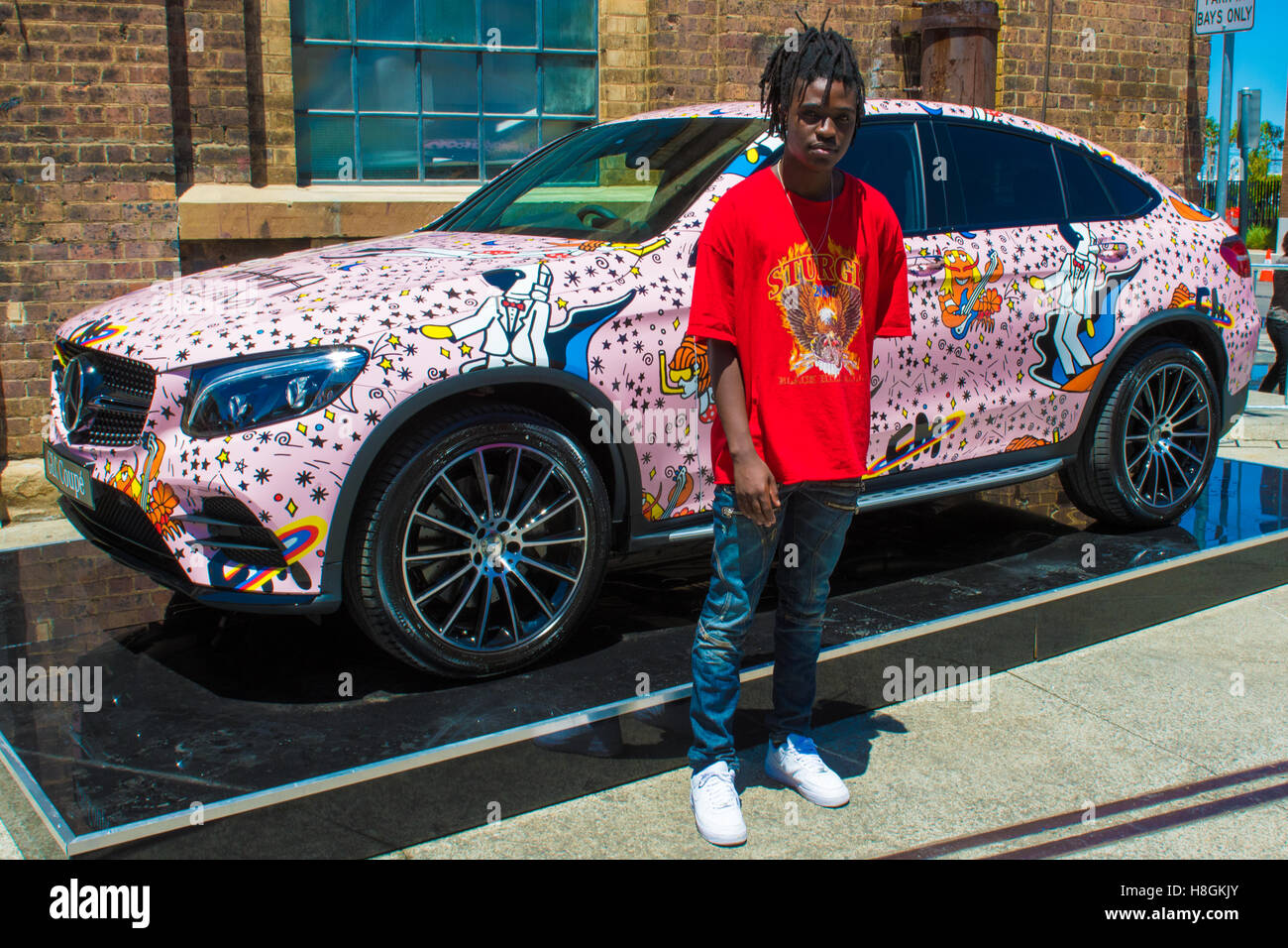 Sydney, Australia - 12th November 2016: Young Tapz posing for photos ...