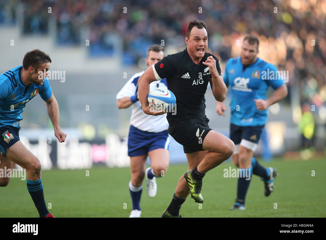 Stadio Olimpico, Rome, Italy. 12th November, 2016. Test match rugby 2016 Italy versus New