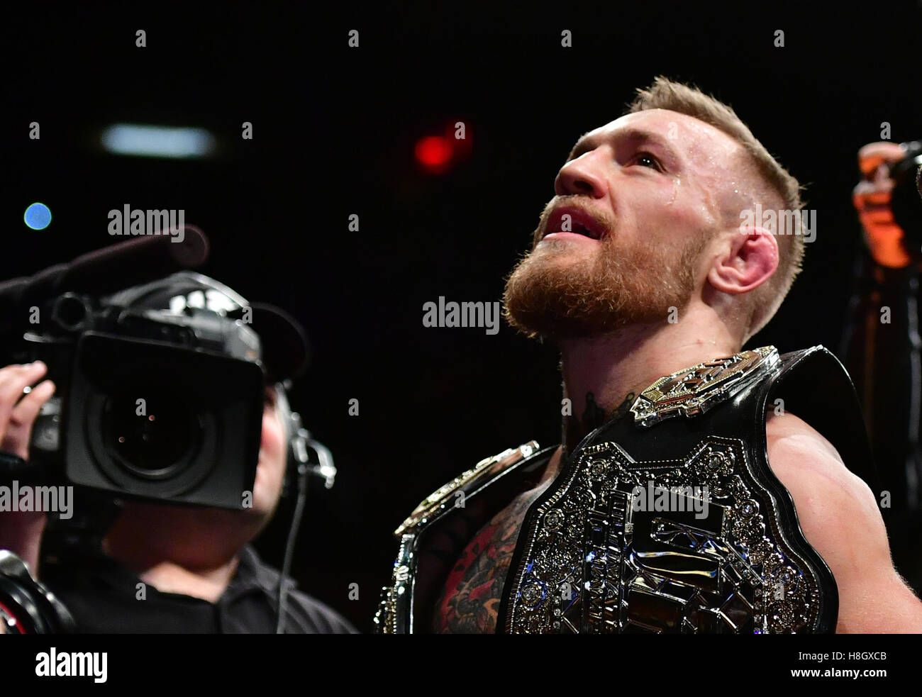 Conor mcgregor eddie alvarez hi-res stock photography and images - Alamy