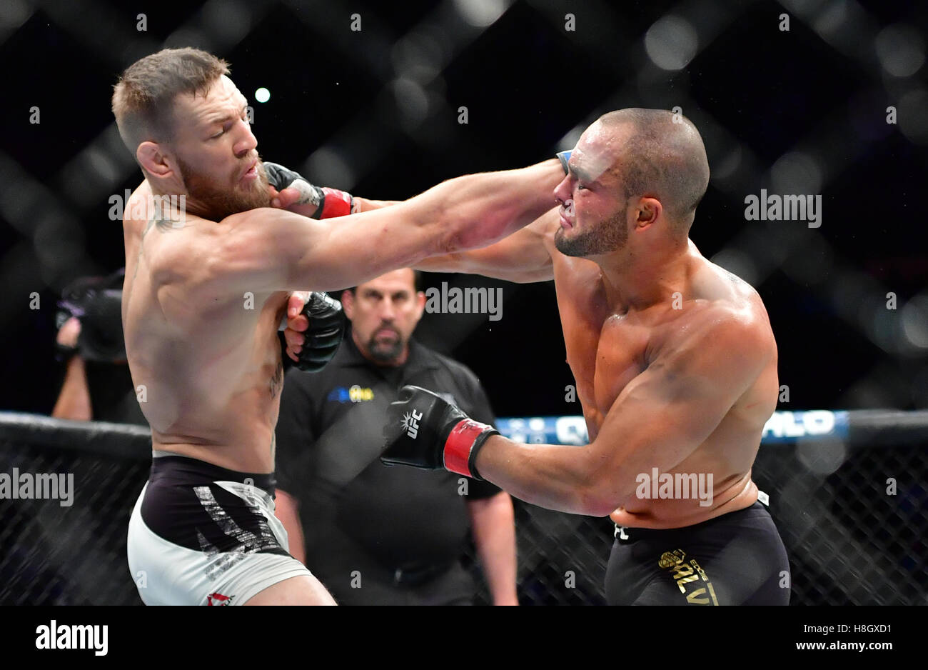 Conor mcgregor eddie alvarez hi-res stock photography and images - Alamy