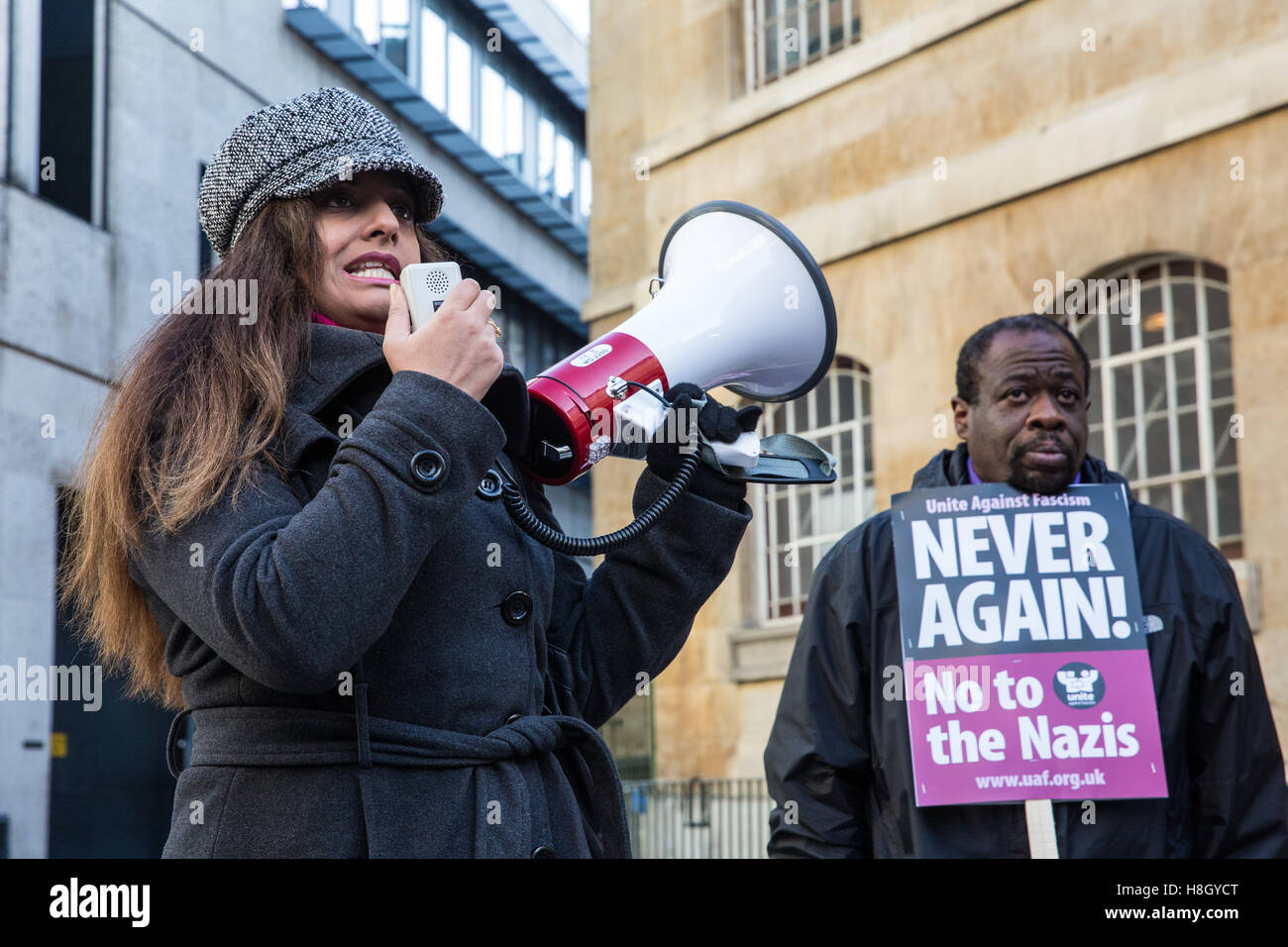 Protesting against far right leader of the front national hi-res stock ...