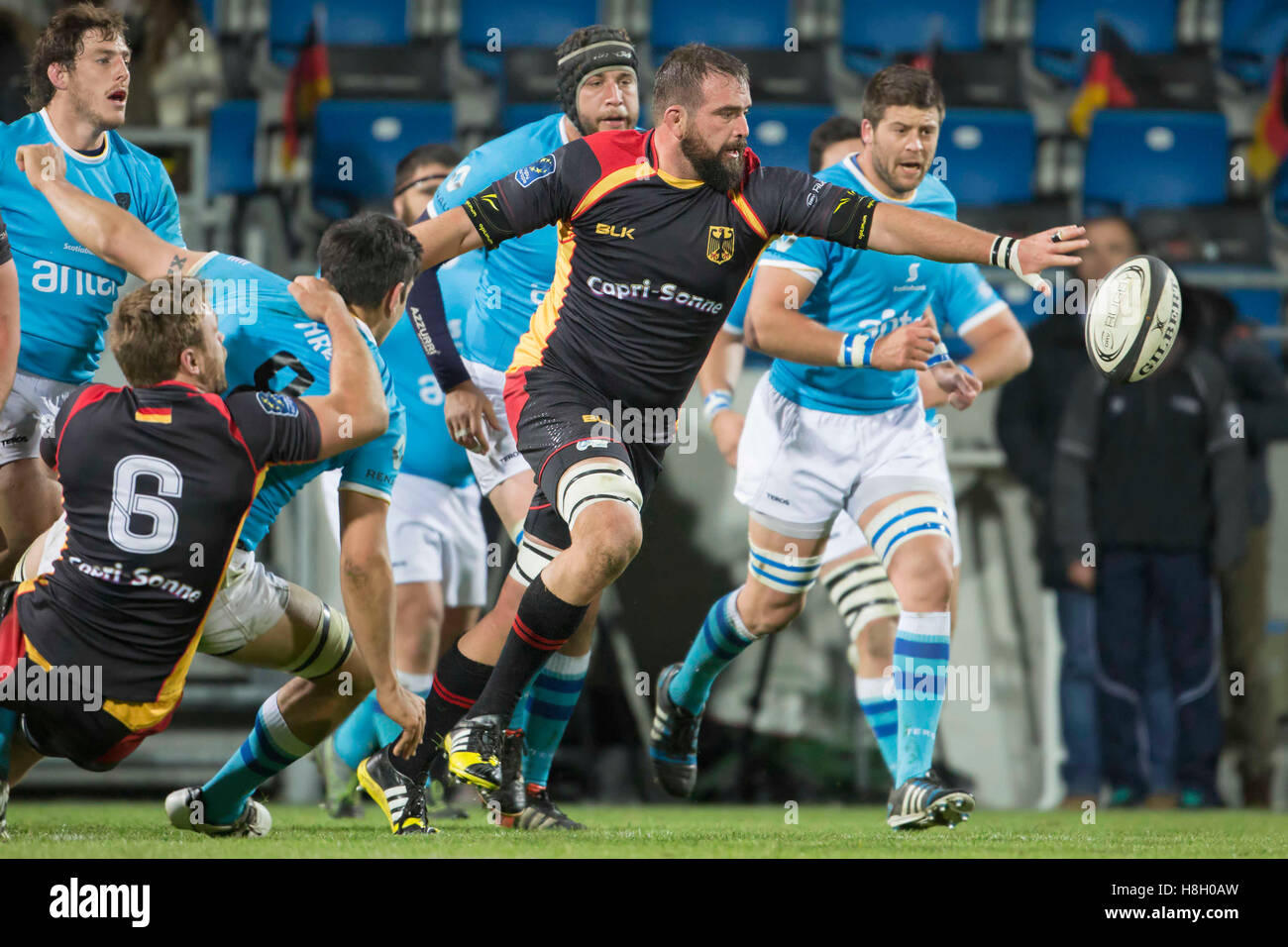 Frankfurt, Germany. 12th Nov, 2016. Rugby World ranking match between