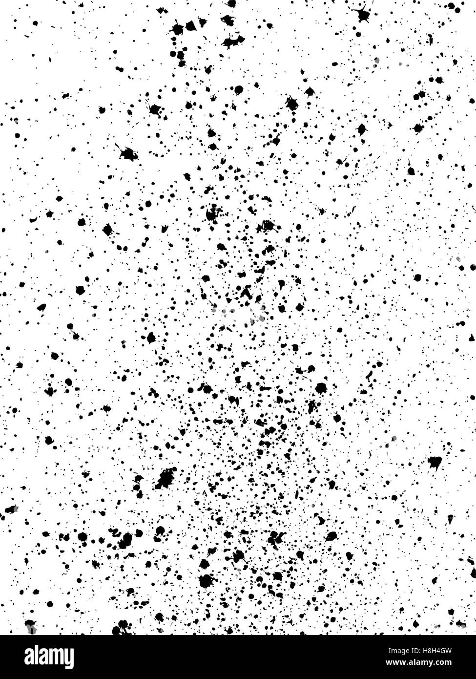 graffiti paint splatter pattern in black over white Stock Vector Image