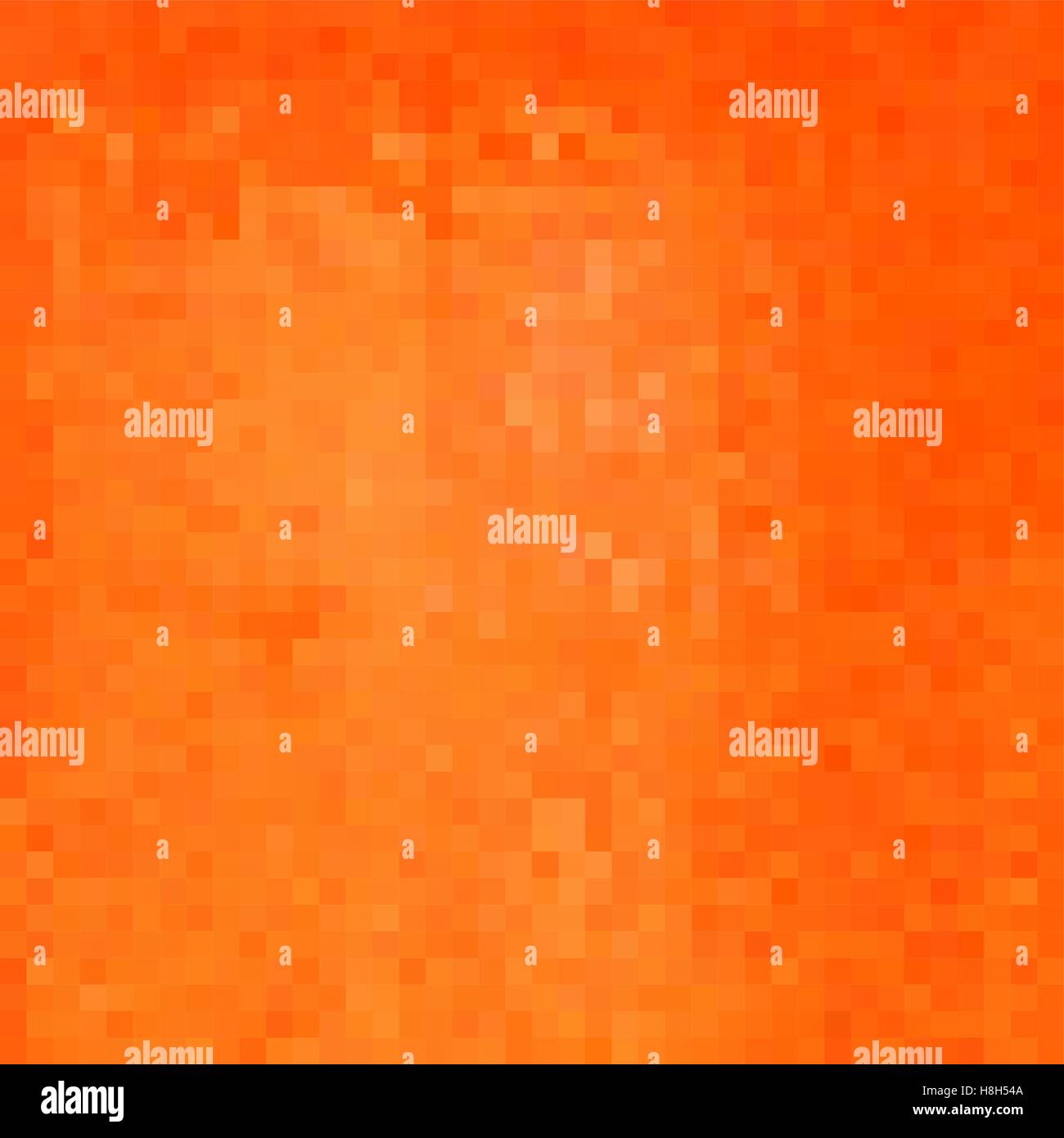 orange square pixel gradient grunge light effect Stock Vector Image ...