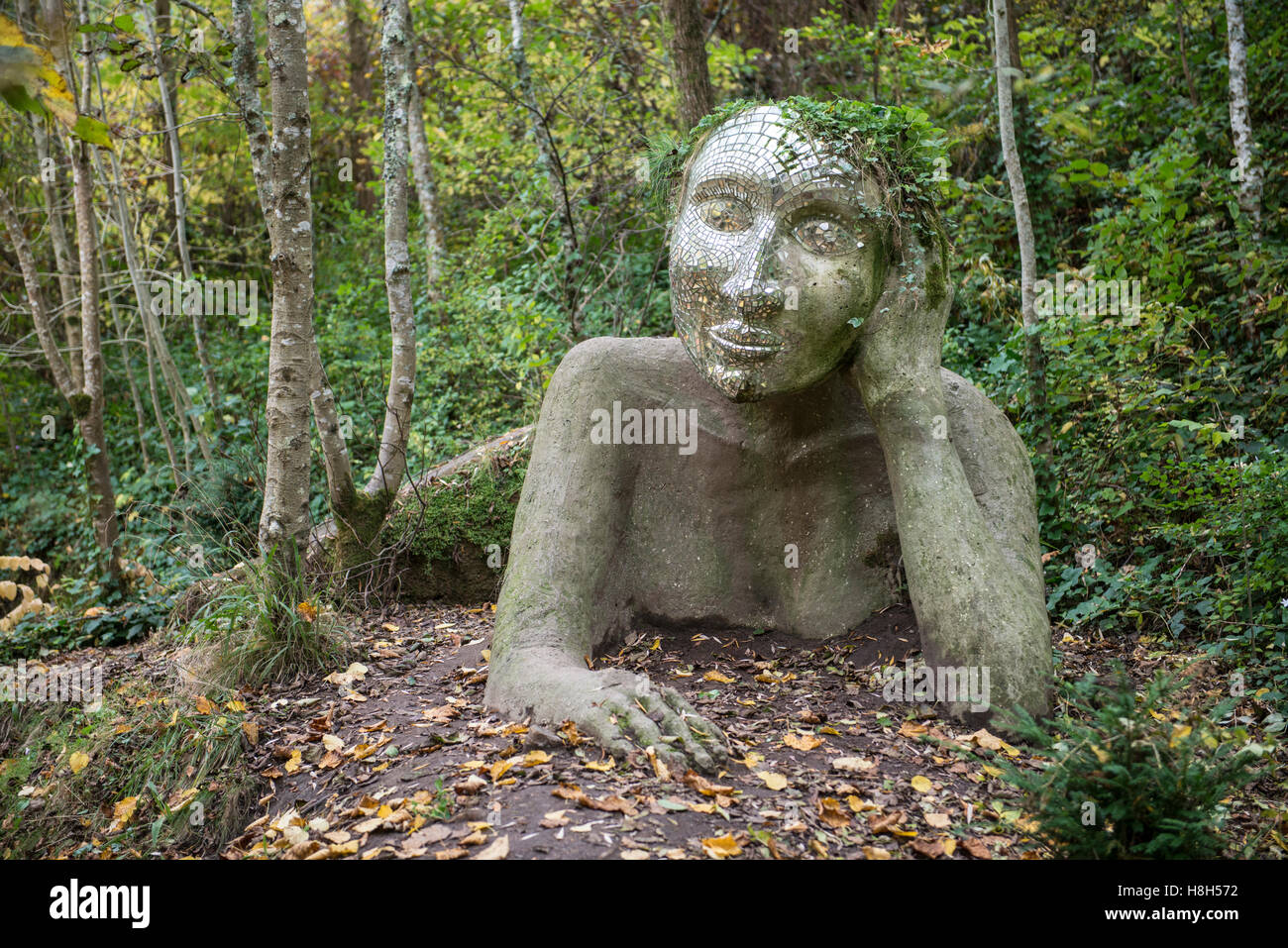 Eve Sculpture, Eden Project Stock Photo Alamy