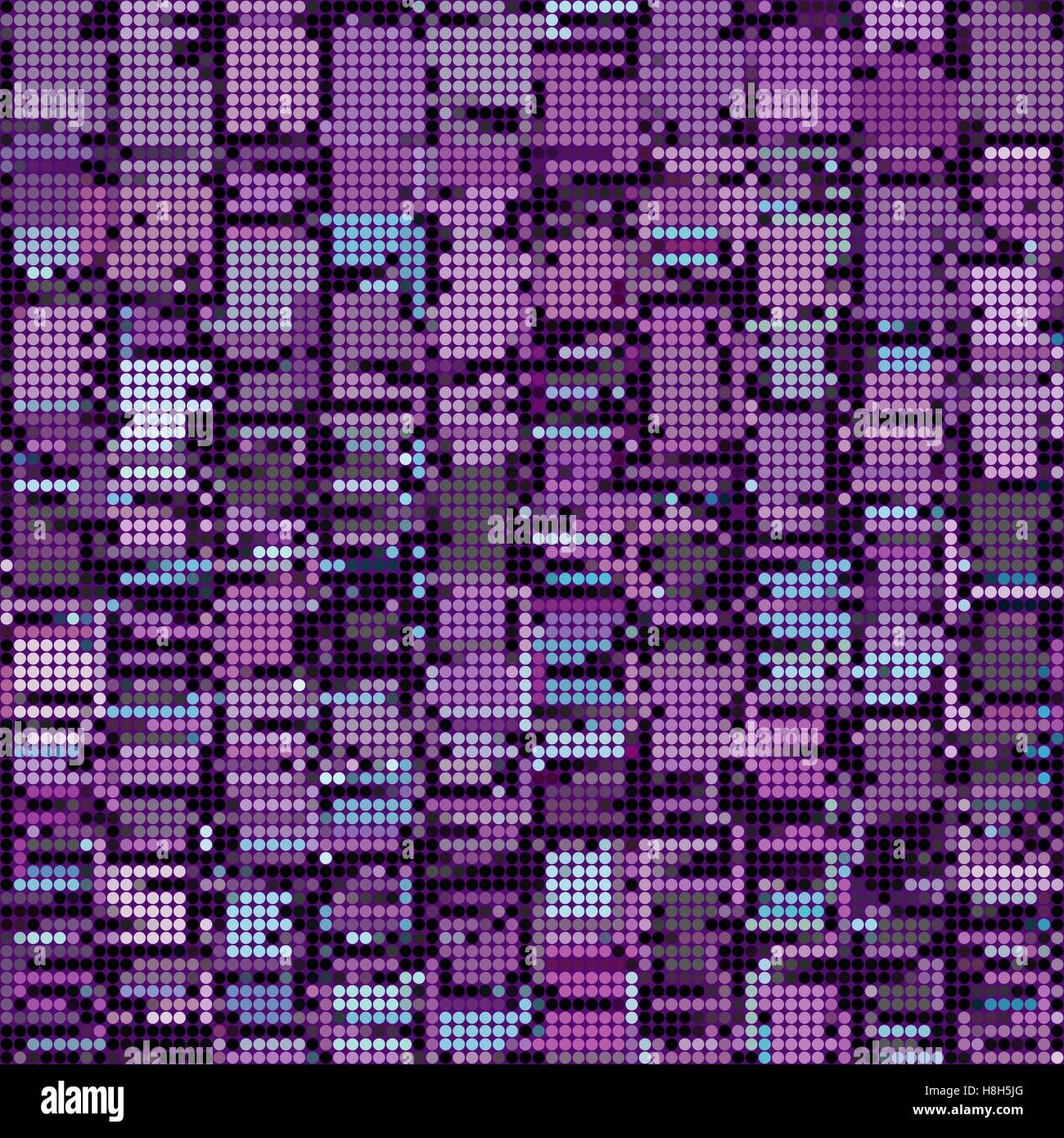 round pixel abstract background in blue purple Stock Vector Image & Art ...