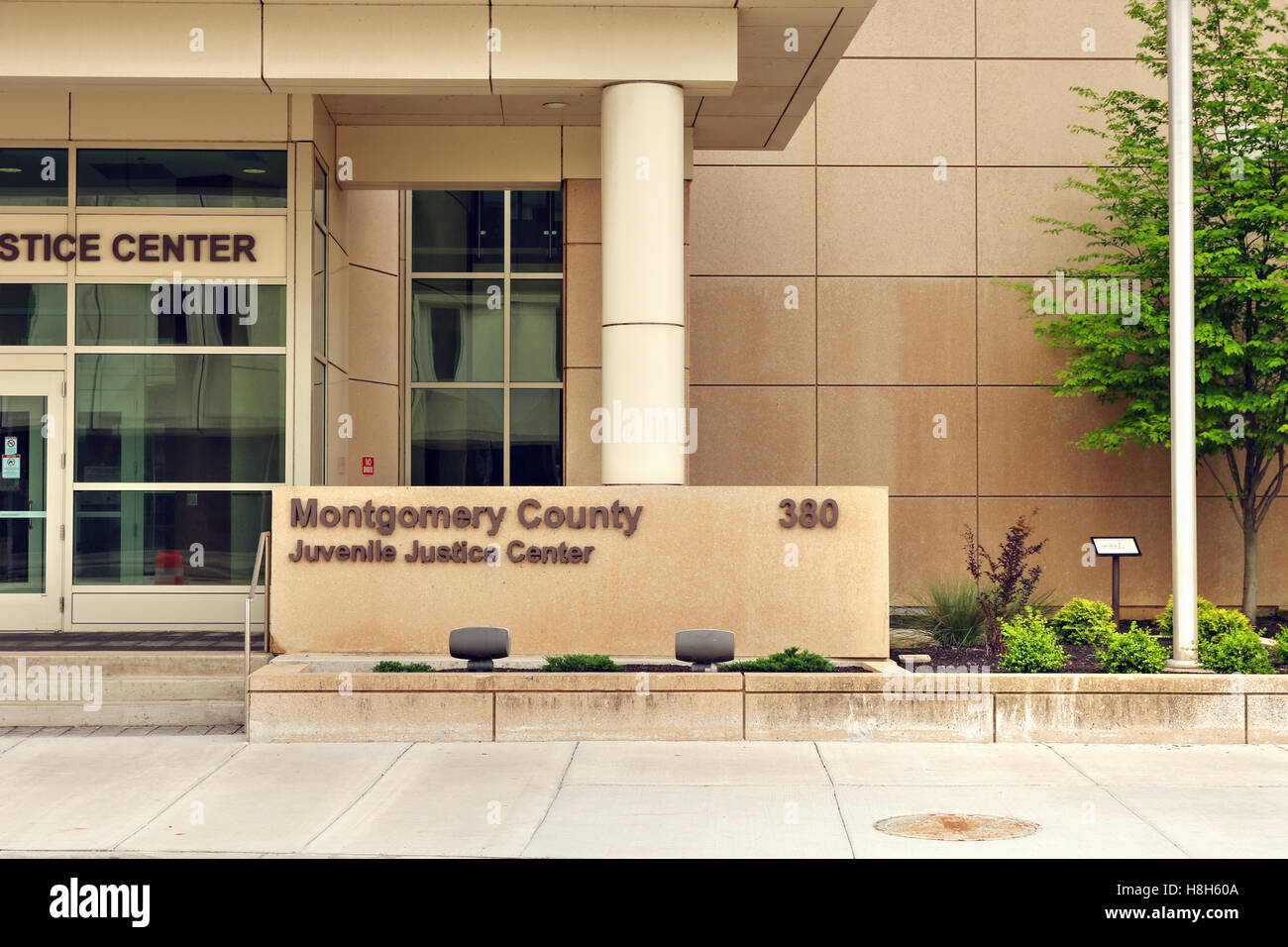 Montgomery County Juvenile Justice Center. Dayton, Ohio, USA. Stock Photo