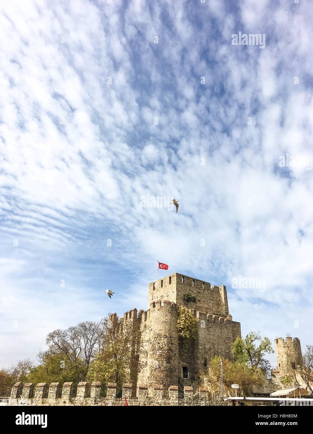 Anatolian castle (Anadolu Hisari) in Istanbul.Historically known as Guzelce  Hisar (meaning Proper Castle) is a fortress located in Anatolian (Asian) s  Stock Photo - Alamy