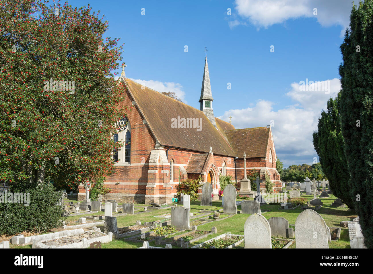 Parish Church of St John the Baptist, Eton Wick Road, Eton Wick, Berkshire, England, United Kingdom Stock Photo