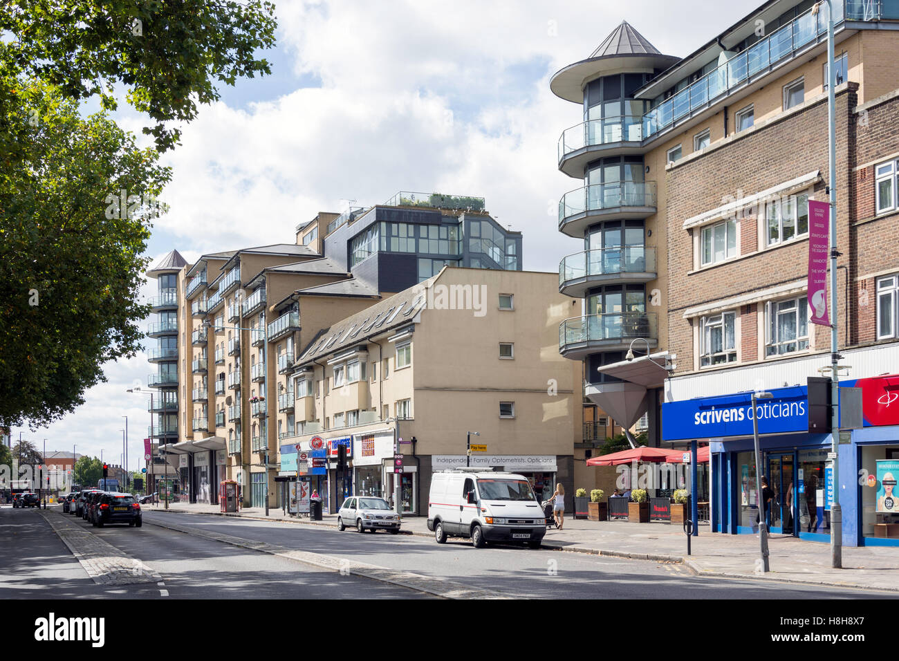 High Street, Feltham, London Borough of Hounslow, Greater London, England, United Kingdom Stock