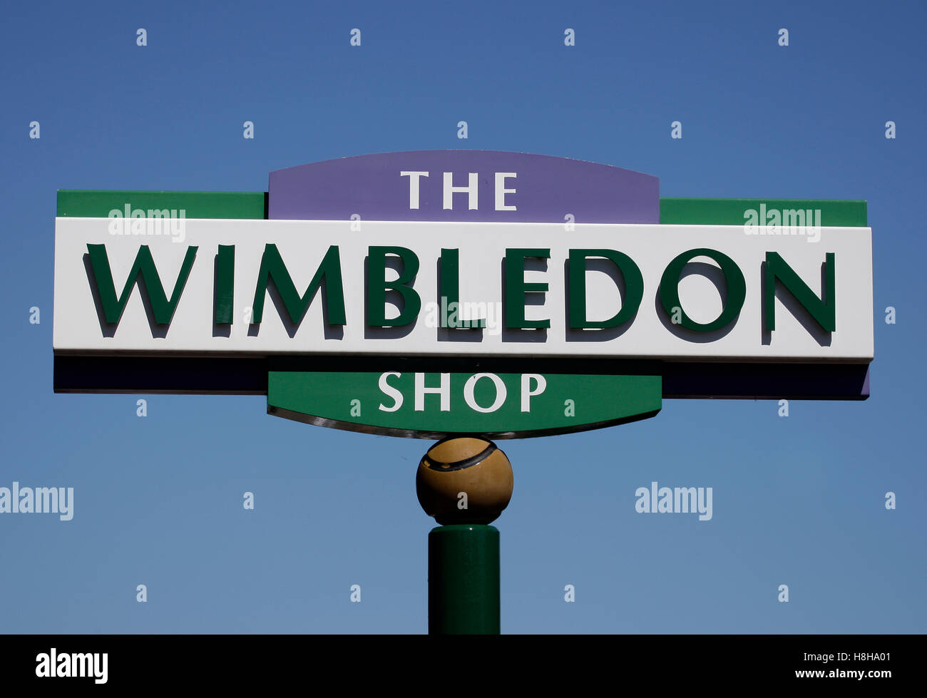 The Wimbledon Shop, Tennis, ITF Grand Slam tournament, Wimbledon 2009, Britain, Europe Stock Photo