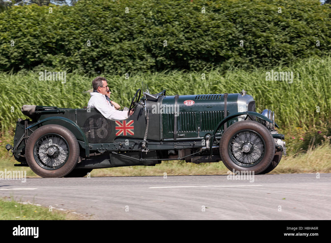 Bentley 4.5 Liter, Supercharged, 1930 model, British classic car, Classic Days Dyck 2016 Jüchen, Niederrhein Stock Photo