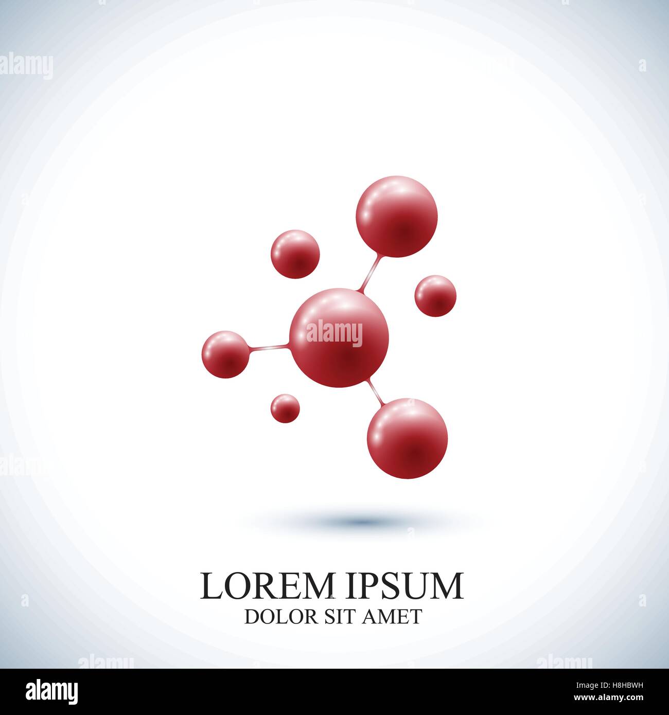 Modern logotype icon dna and molecule. Vector template for medicine ...