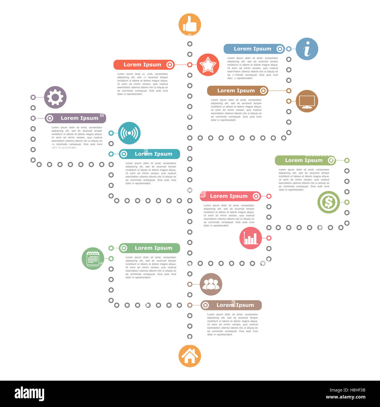 Diagram sequence Cut Out Stock Images & Pictures - Alamy