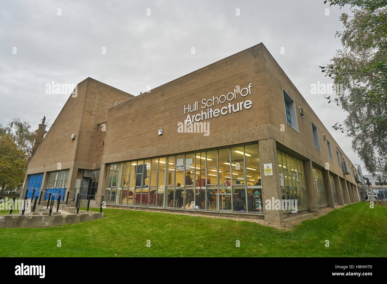 Hull School of Architecture  Modernist Building Stock Photo