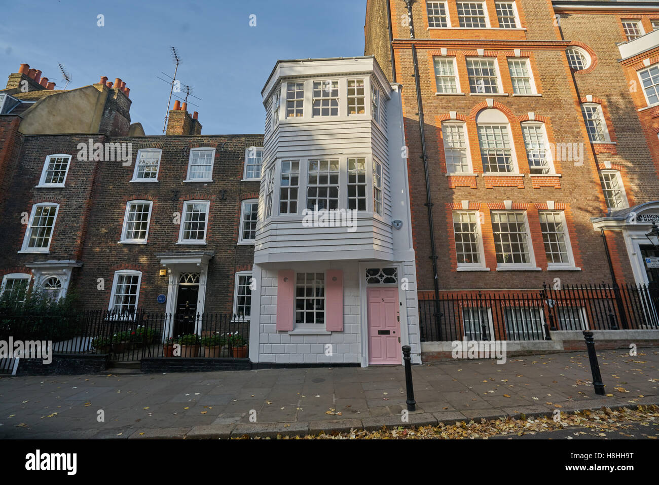 wooden house  Hampstead. Toll house Stock Photo