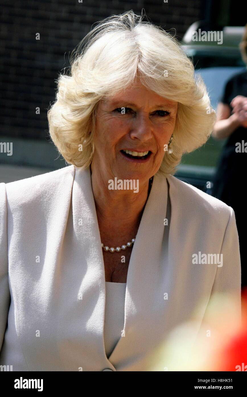 HRH The Duchess of Cornwall visits Sheffield - May 2011 Stock Photo - Alamy