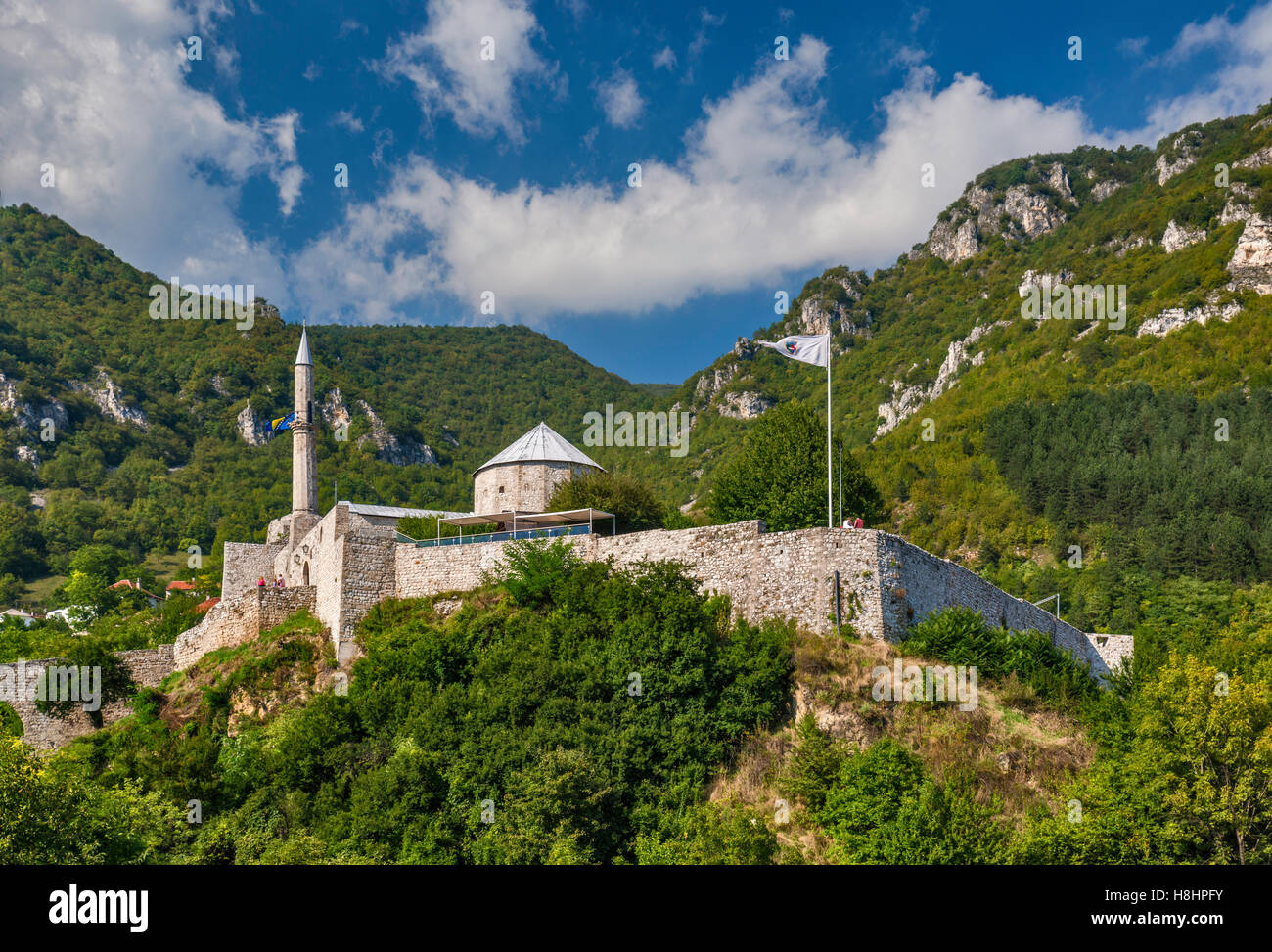 Stari Grad Fortress in Travnik, Bosnia and Herzegovina Stock Photo - Alamy