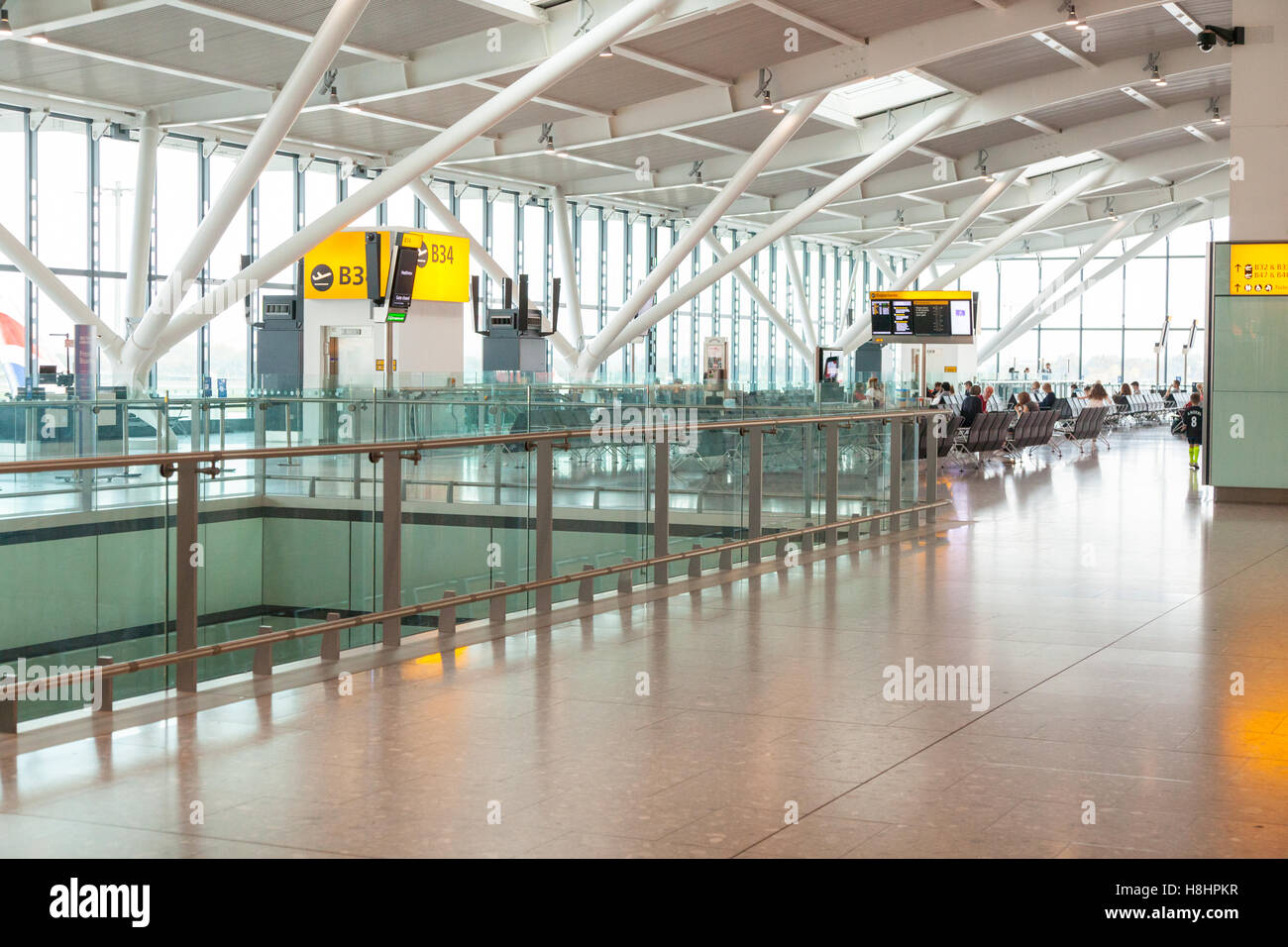Terminal Five, Heathrow airport, London, England, United Kingdom. Stock Photo